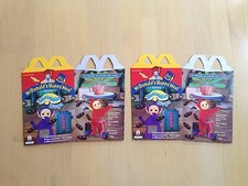 2000 McDonald's Happy Meal Box, Teletubbies Hugs, Set of 2