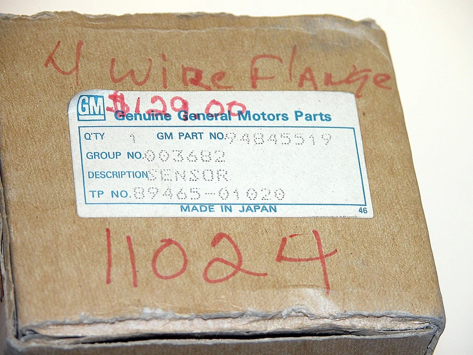 New GM Pre Converter Position 2 Oxygen Sensor Fits 1988 Chevrolet Nova 1.6L - Image 3 of 3