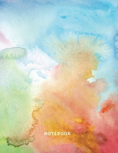 Notebook: Lined Notebook Journal - Rainbow Watercolor - 120 Pages - Journals-image