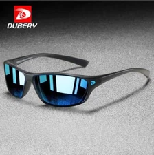 DUBERY Men Polarized Sports Riding Sunglasses Driving Fishing Windproof Goggles