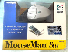 NEW IN OLD BOX RARE LOGITECH MOUSEMAN BUS RET...