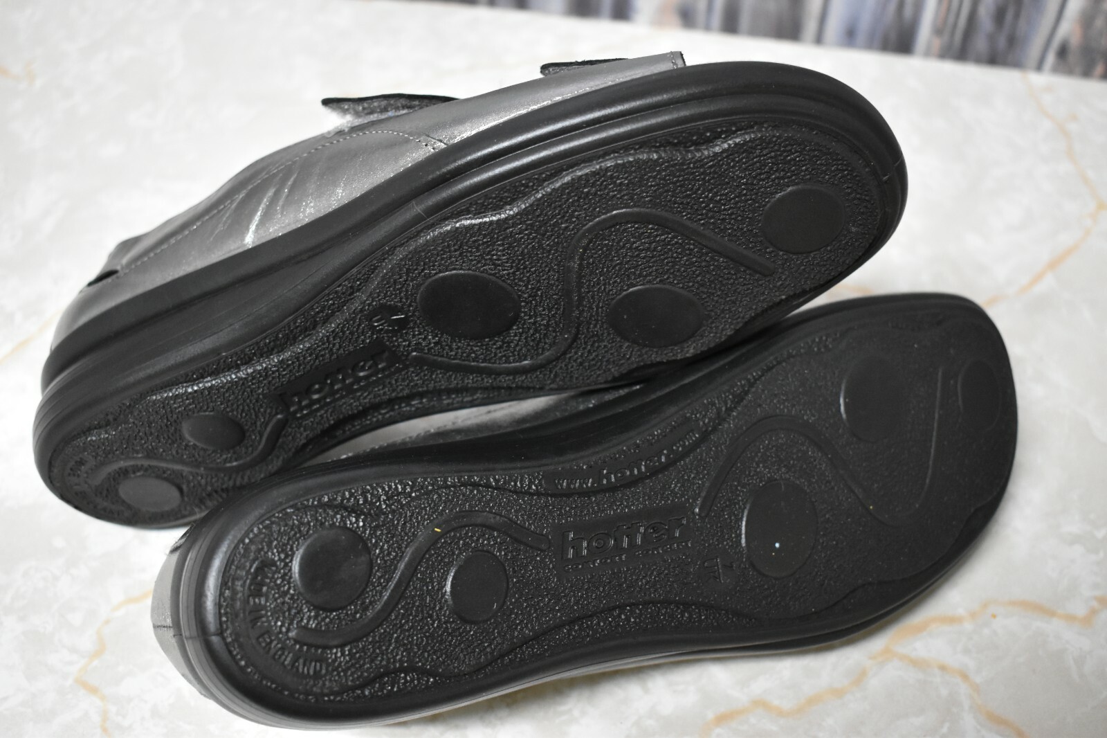 Hotter Women's US 9 Silver Florence Sandals Comfort Walking Shoe Spring image 8