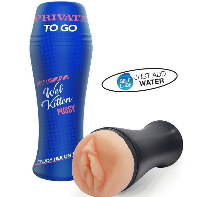 Private - Masturbatore Vagina Realistica Wet Kitten Self Lube To Go