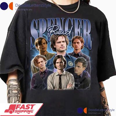 SPENCER REID - Matthew Gray Gubler T-Shirt, Spencer Reid T-Shirt, Spencer Reid M