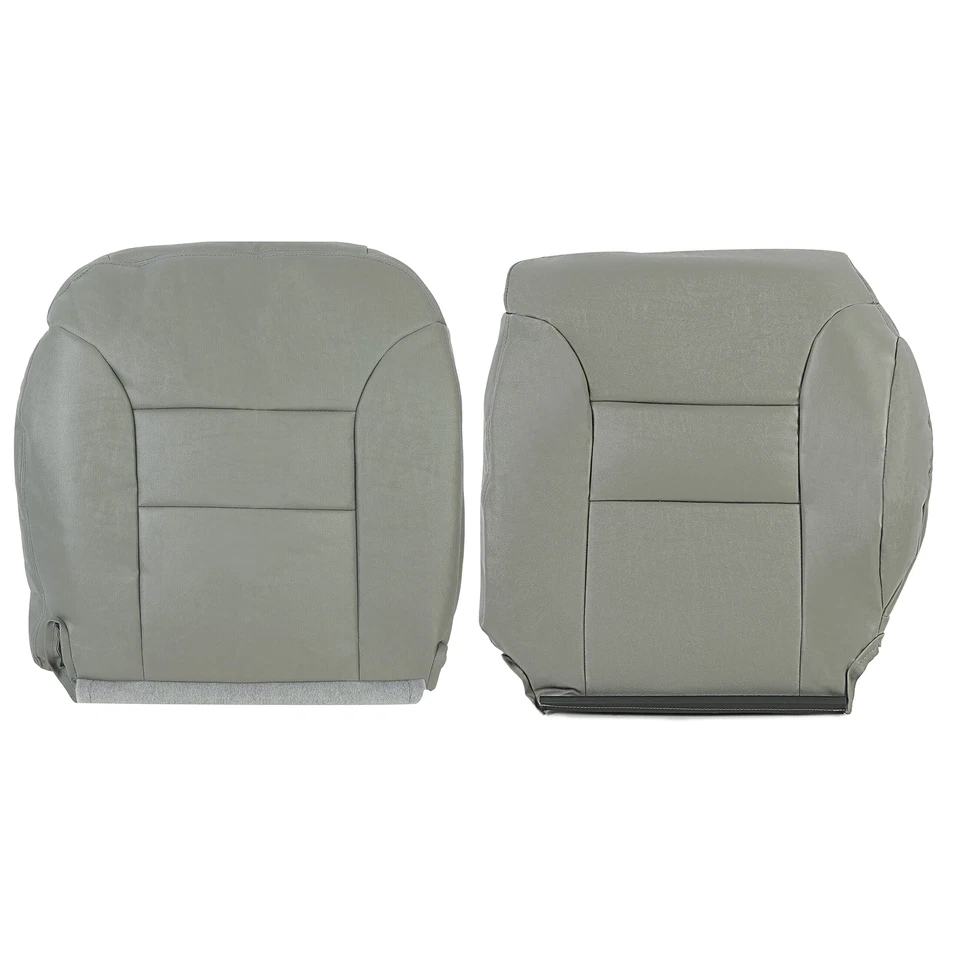 Cubierta de asiento inferior delantera gris para Chevy C1500 K1500 1995 1996 1997 1998 1999 Foto 3 de 4