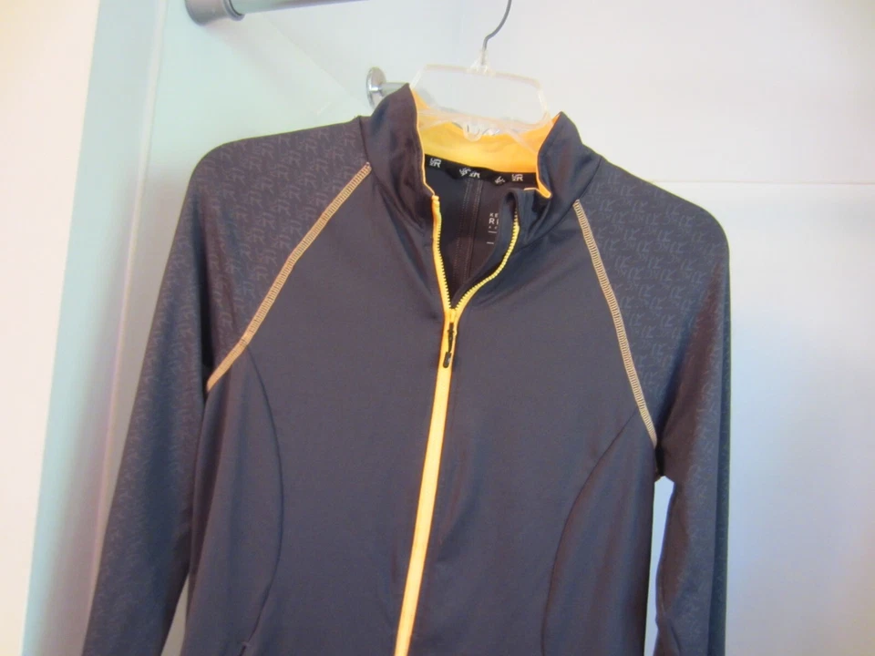 NWOT women's long sleeve active wear top Kenneth Cole Reaction Size M black - Image 2 of 4