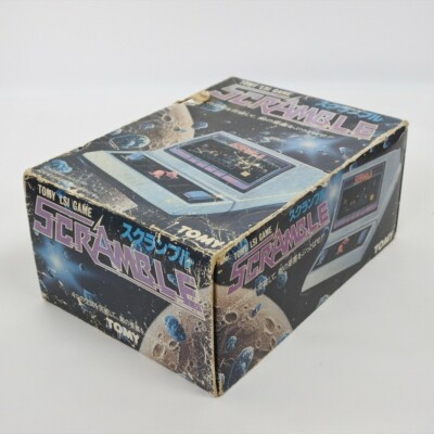 LCD SCRAMBLE Boxed Handheld Console Game Watch TOMY LSI Tested