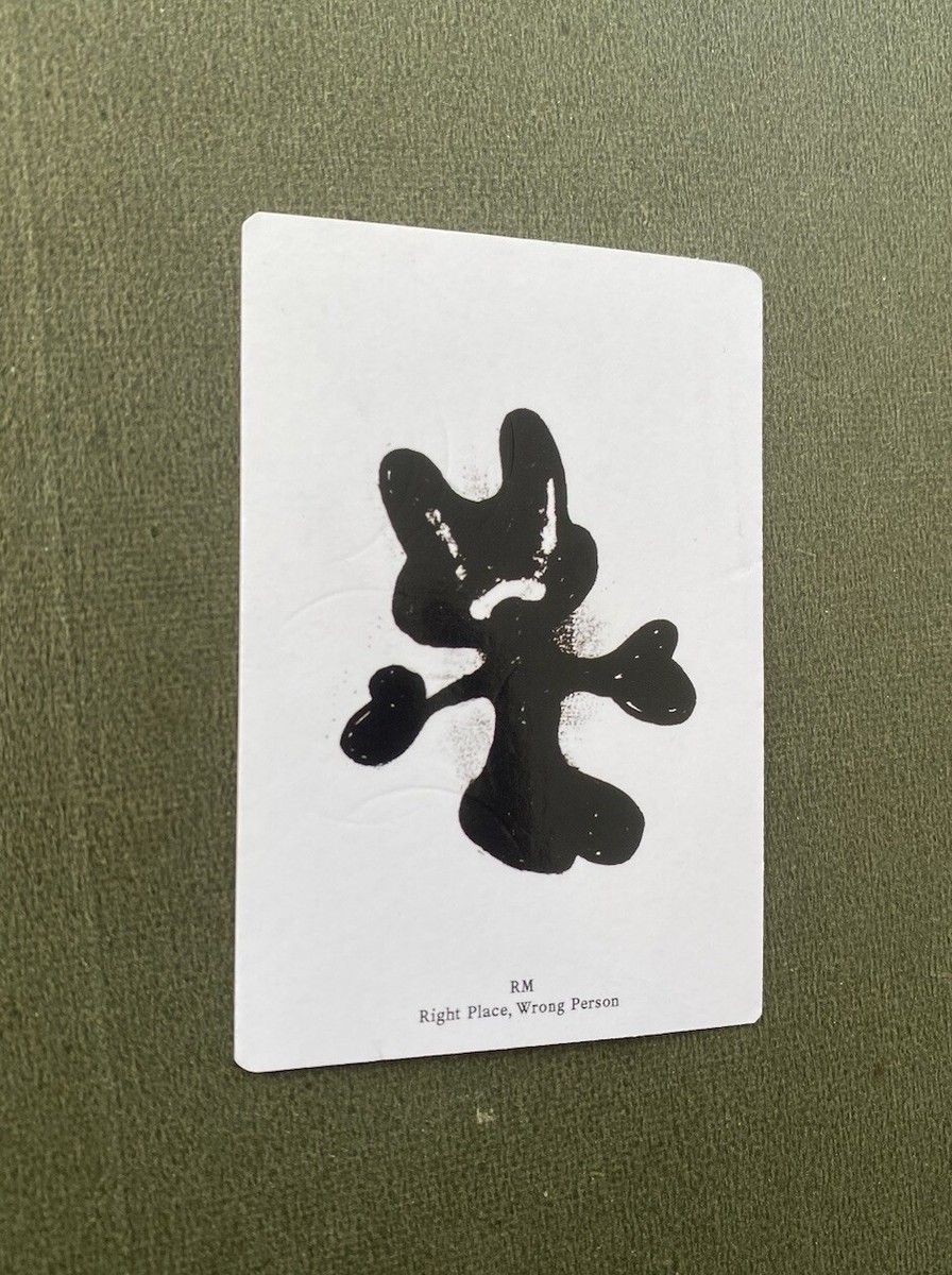 BTS Namjoon RM US Exclusive Photocard Right Place Wrong Person