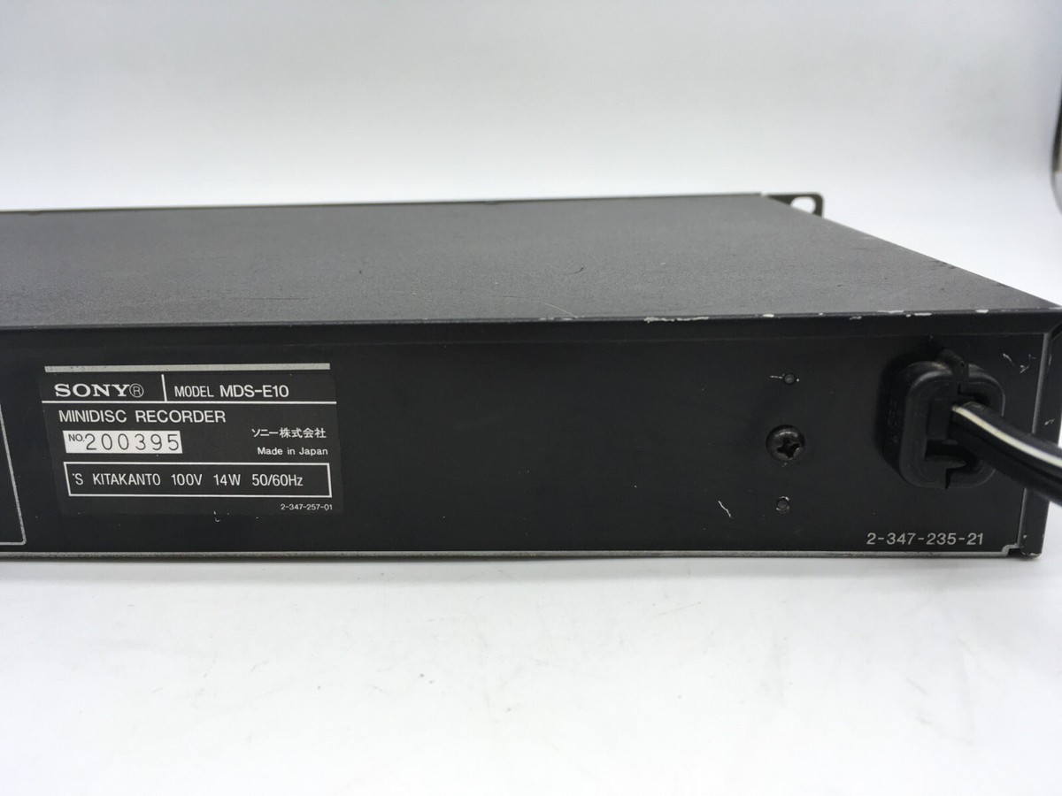 SONY / ソニー MDS-E10 MDレコーダー ジャンク