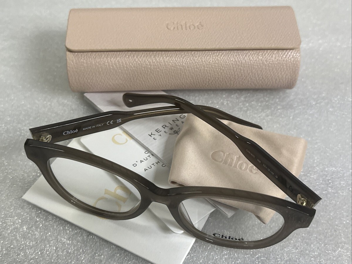 NEW Chloe CH0163O 008 Brown Frame Eyeglasses 53-18-145 RX