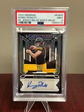 Kenny Pickett #/10 EE White Mojo 2022 Obsidian Football RJIKPI Patch Auto Rookie