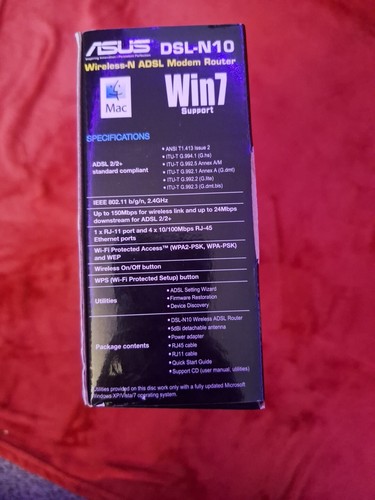 ASUS DSL-N10 ADSL Modem Router Wireless-N 150 Mbps 5dBi Antenna - 第 5/5 張圖片