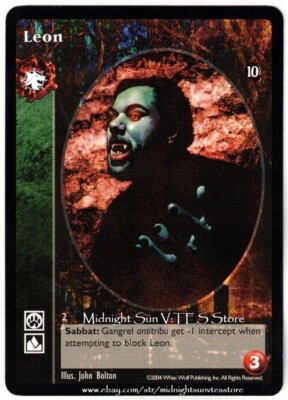 Leon Gangrel Antitribu Tenth Anniversary V:TES VTES Vampire CCG