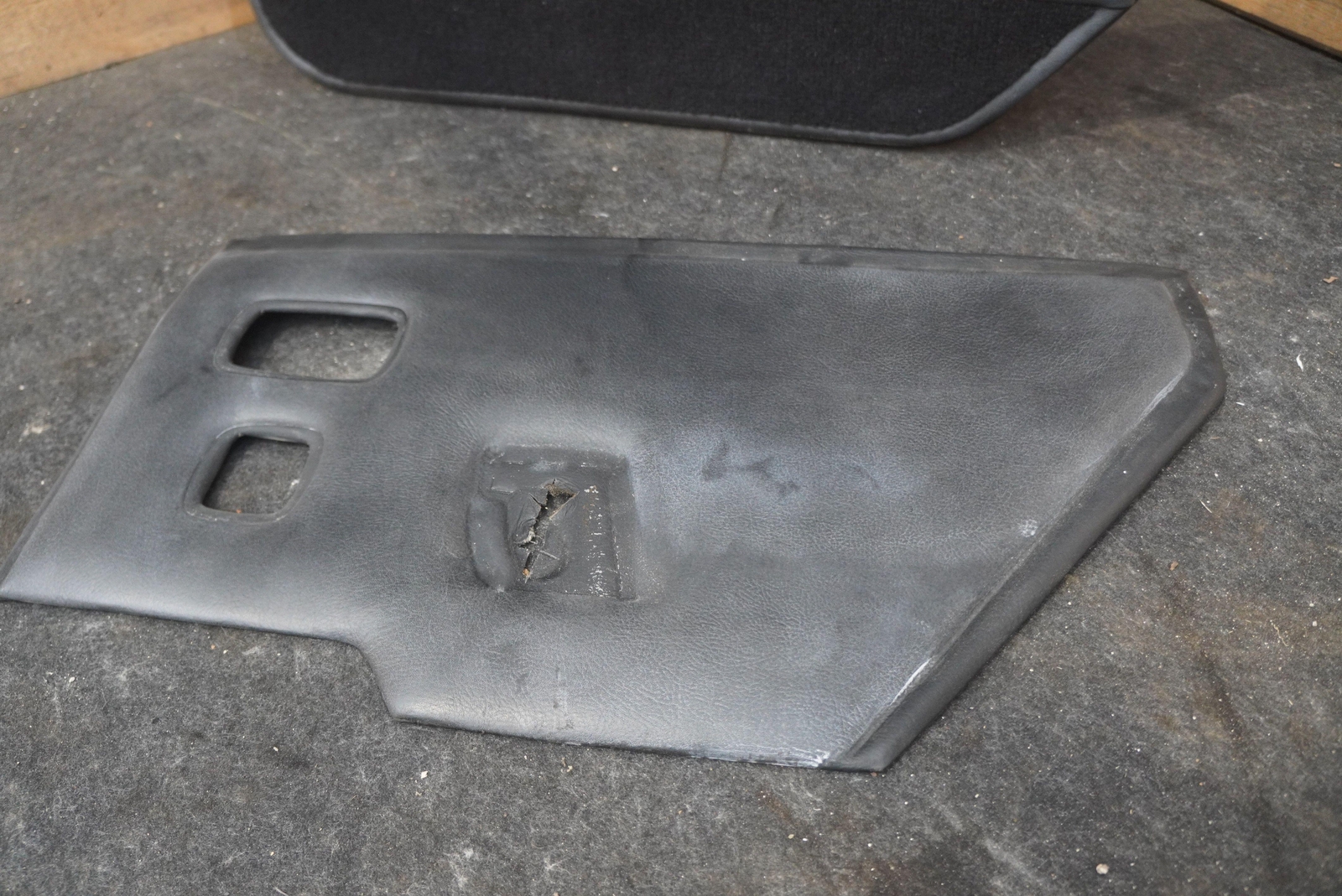Rear Right Interior Door Trim Panel Black OEM Bentley Mulsanne 1988