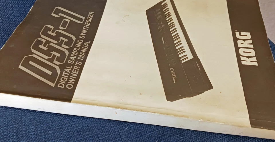 KORG DSS-1 Synthesizer Digital Sampler Keyboard Original Owner's Manual Book. - Image 4 of 4