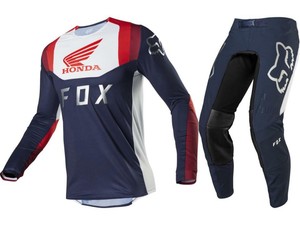 red white and blue motocross gear
