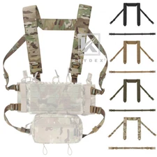 KRYDEX Micro Fight Fat Strap H Harness Shoulder & Back Strap Laser Cut MOLLE