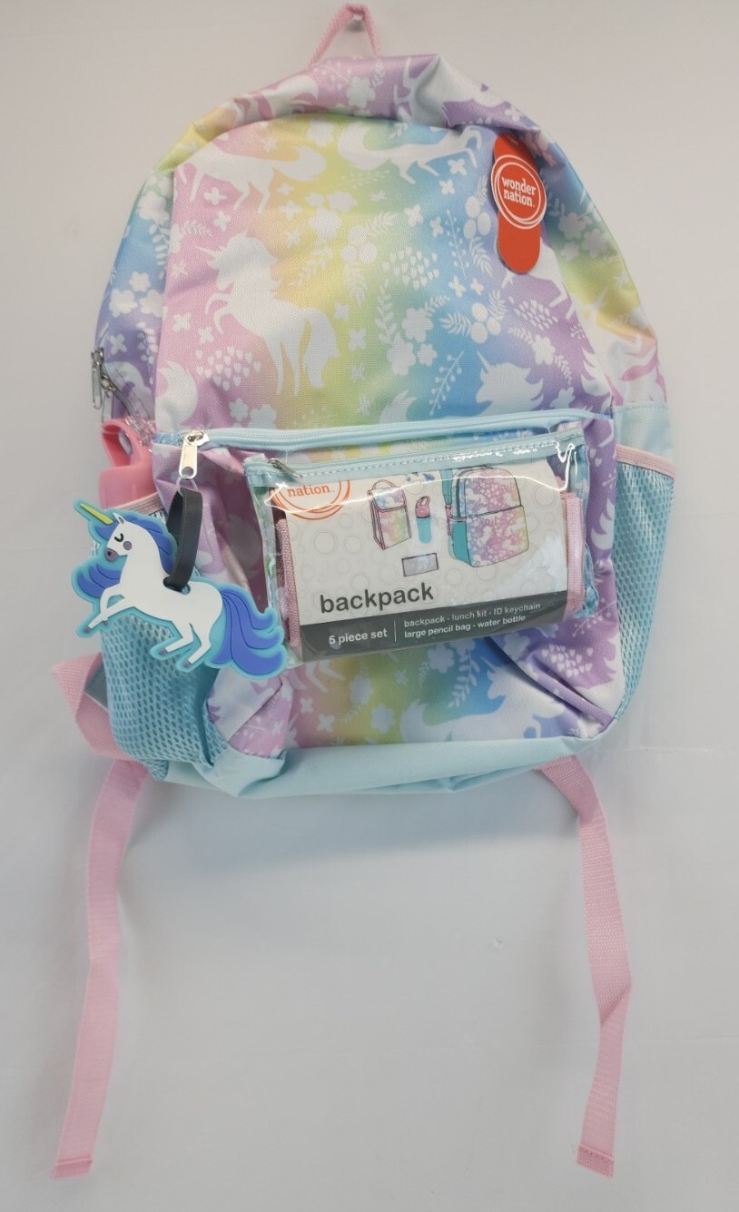 With Matching Pencil Case Lunch Bag And Water Bottle