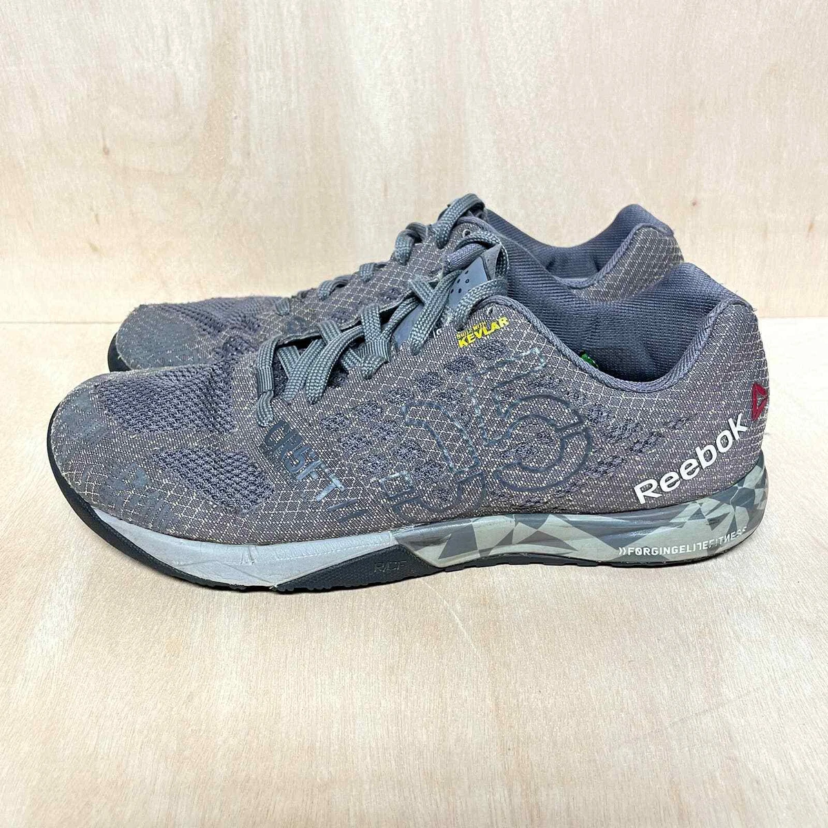 Reebok Crossfit Nano Training Shoes Gray Sneakers Mens Size 7.5 |