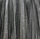 Alice + Olivia Women's Danica Sunburst Pleated Mini Skirt Silver Sz. 0 — photo 6