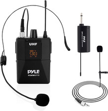 UHF Wireless Microphone System Kit - Portable Professional Cordless Microphone S