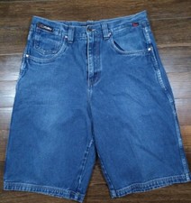 Vintage FUBU The Collection Mens Cargo Hip Hop Jean Shorts Size 36