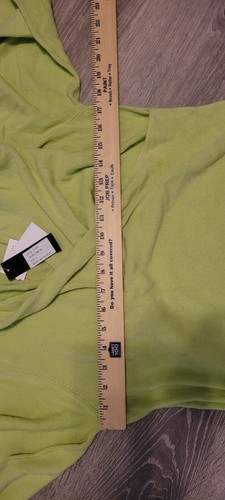 Grace Dane Lewis Women's Lime Green Sweater With Crossbody Neck Size Large - Picture 6 of 10