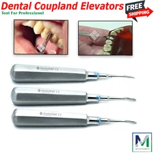 Coupland Elevators Dental Extraction Set Of 3 Surgical Root Extracting Loosen CE