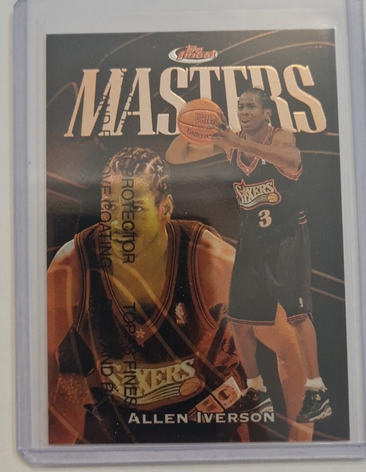 ALLEN IVERSON 1997-98 Topps Finest Masters #183 with Coating