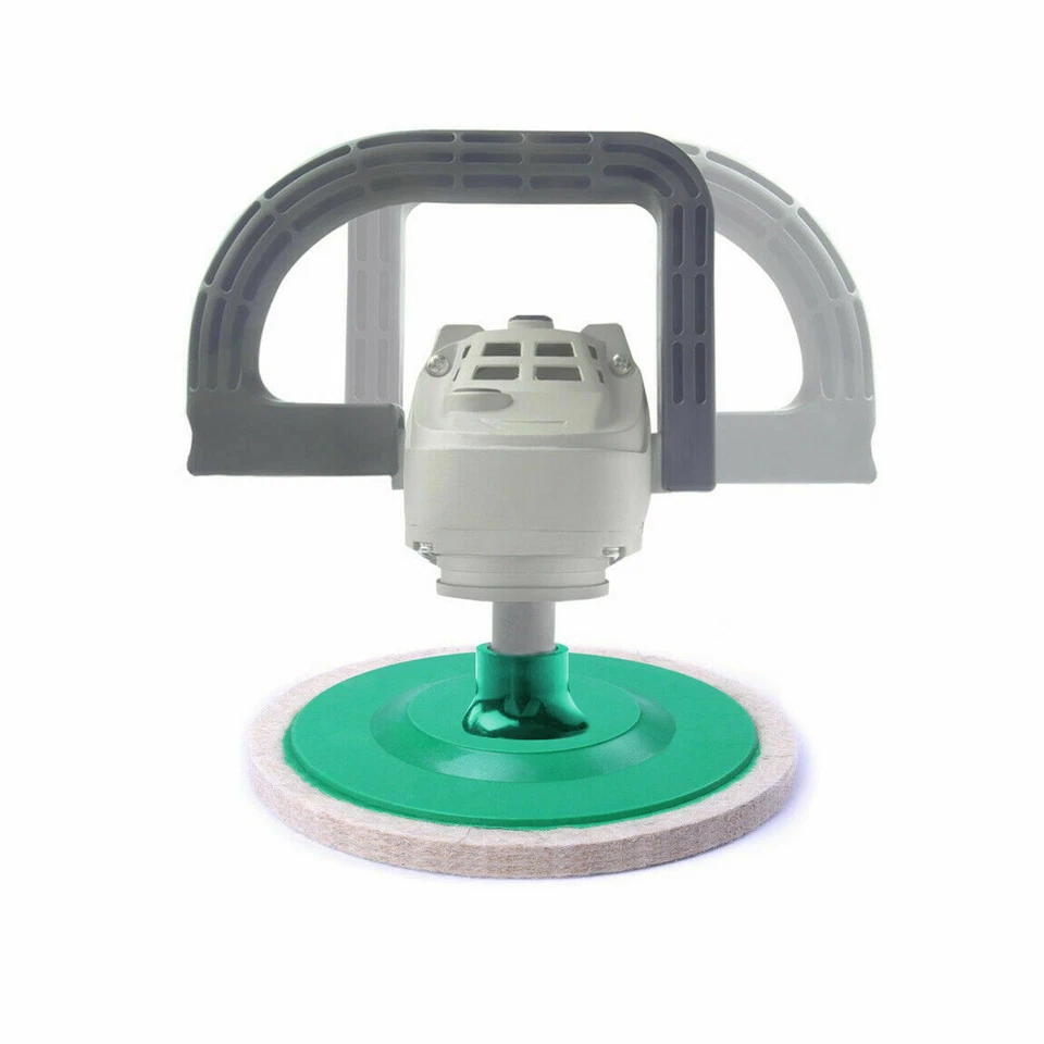 5/11x 125mm 4/5 Zoll Wolle Polieren Winkelschleifer Rad Filz Polierscheibe Neu - Bild 4 von 4