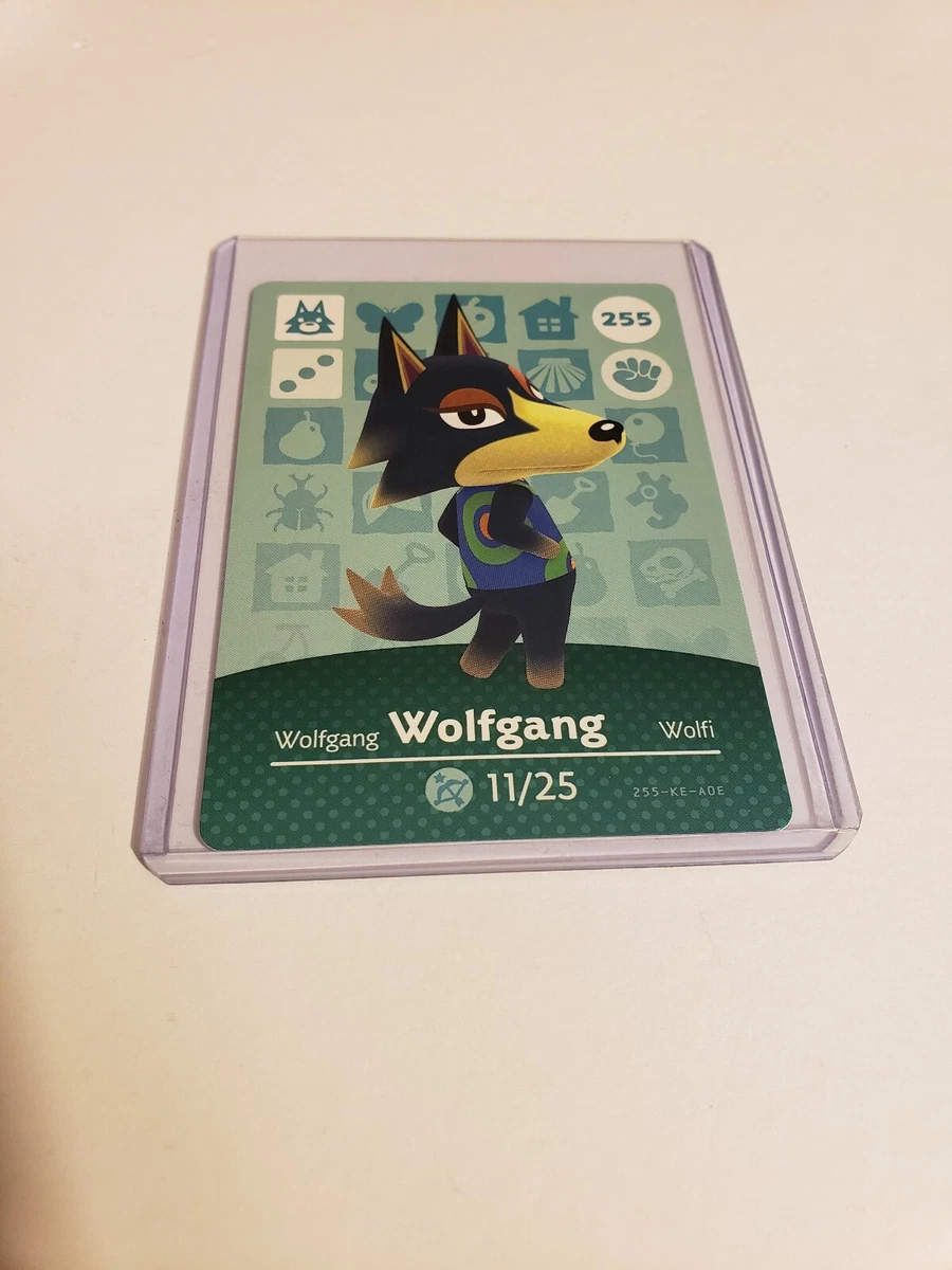 Animal crossing sale wolf amiibo cards