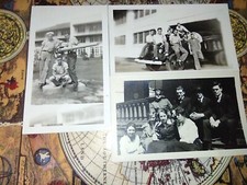 WWI WWII PHOTOGRAPHS, 9 IDENTIFIED SAILORS.