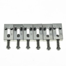 Premium Stainless Steel Guitar Bridge Roller Saddles fits Fender Strat/Tele