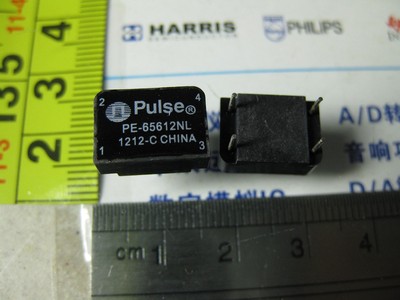 1x PE-65612NL TRANSFORMERS FOR DIGITAL AUDIO DATA TRANSMISSION