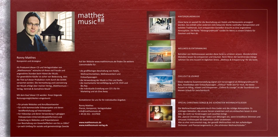 Special Christmas Songs (Vol. 1) - Gemafreie Weihnachtsmusik mit Gesang (CD+MP3) - Bild 3 von 4