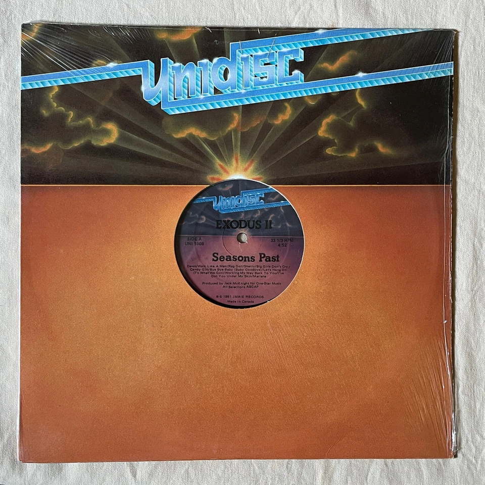 EXODUS II Seasons Past 1981 Vinyl Maxi Single Unidisc UNI 1066 - VG+ - Image 2 of 4