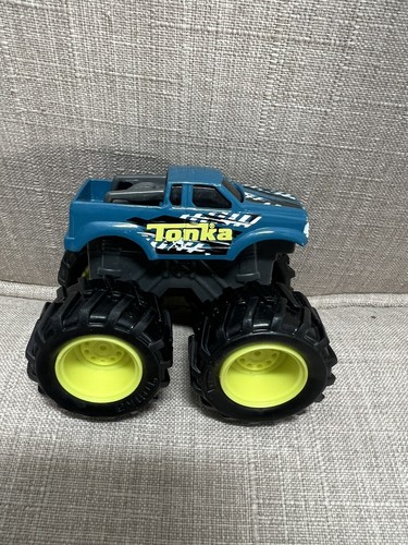 TONKA METAL MONSTER Mover Blue Yellow 07384 Truck - Picture 2 of 3