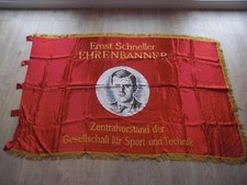 ORIGINAL ALTER GESTICKTER EHRENBANNER GST ERNST SCHNELLER SEIDE ZENTRALVORSTAND