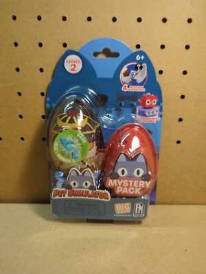 Pet Simulator X Series 2 Big Games 2 Pack Mystery Egg 4 Mystery Surprises New