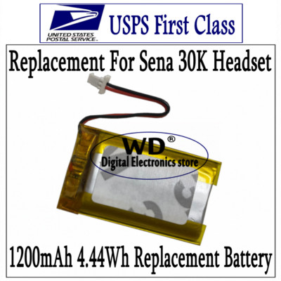  1200mAh Battery Replacement For Sena 30K SP46 Motorcycles Bluetooth Headset