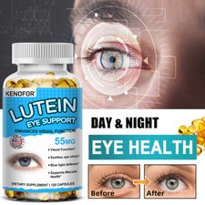 Antioxidant Eye Lutein Zeaxanthin Protect Optic Nerve Improve Visual 120 Softgel