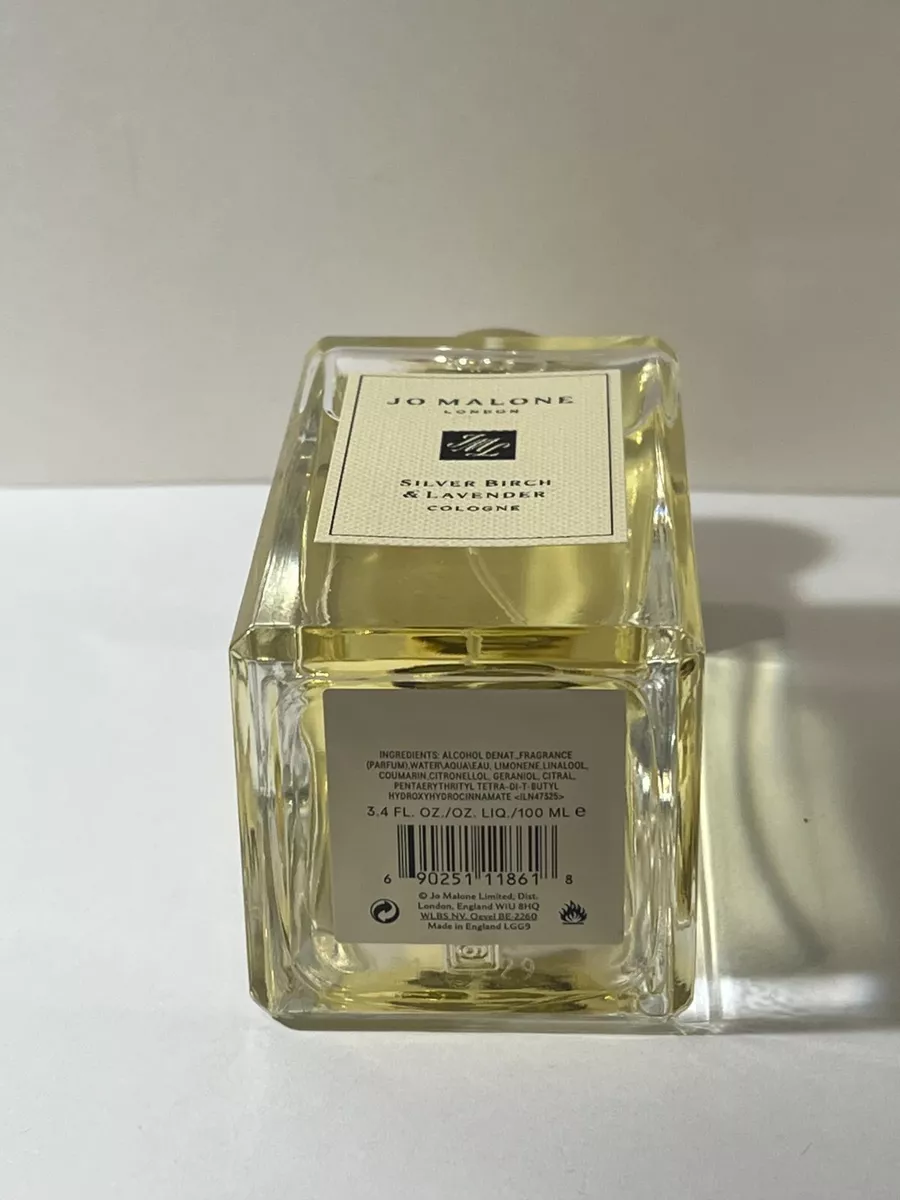 Jo Malone London Silver Birch Lavender 3.4 Fl. oz.100ML New Authentic