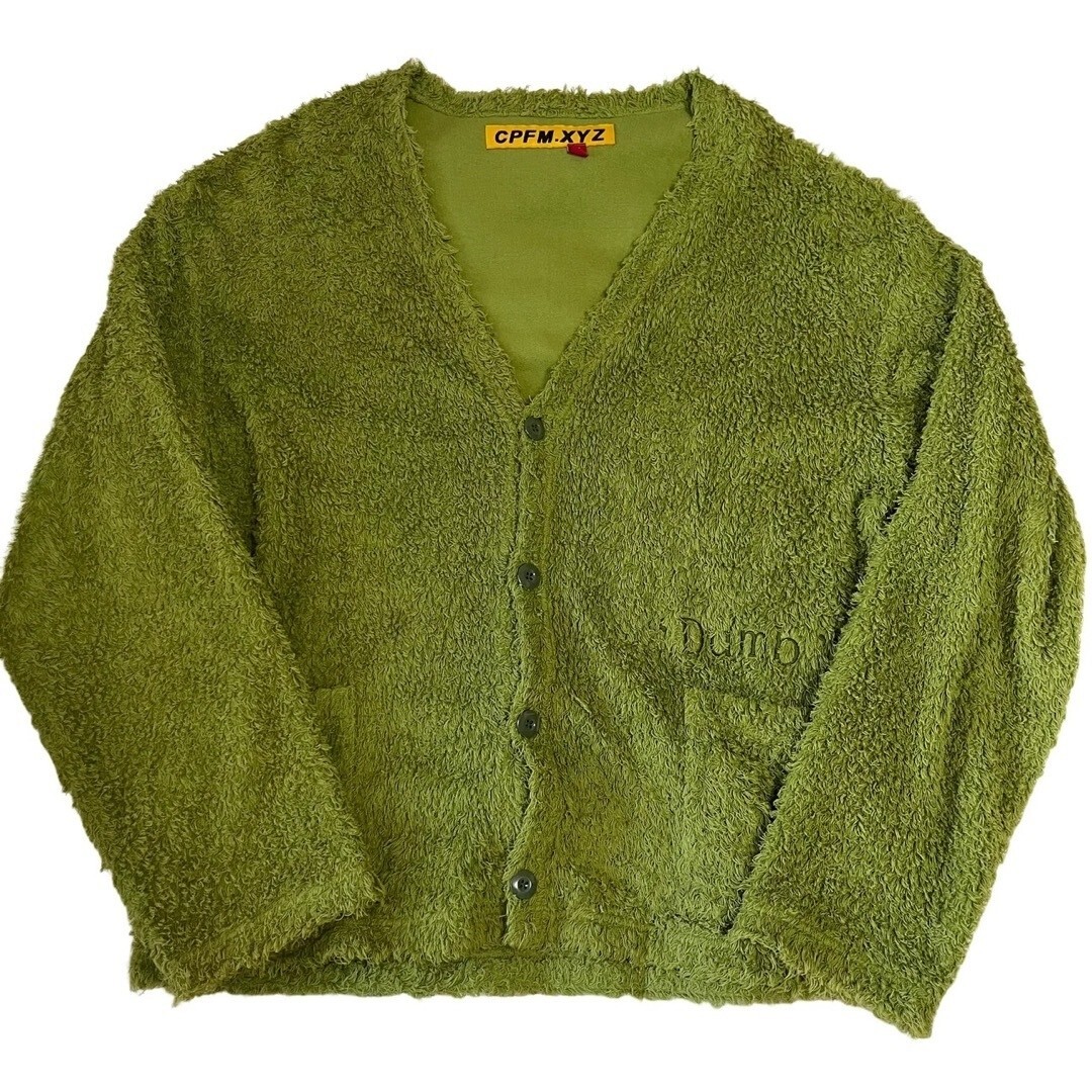 Cactus Plant Flea Market CPFM Dumb Cardigan Green Size 4 L F Cactus Plant Flea Market CPFM Dumb Cardigan Green Size 4 L F