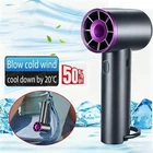Portable Mini USB Fan Rechargeable 5 Speed Personal Cooling Digital Display