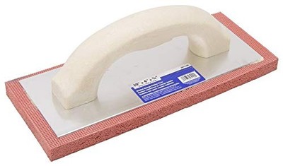 Rubber Sponge Float - 10  x 4  x 5/8  - Flat for Masonry, Concrete, Drywall, ...