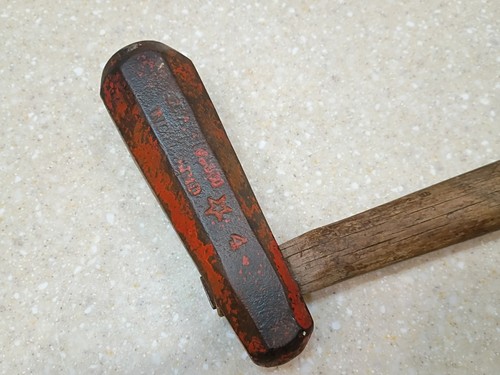 Rare Antique DOG HEAD HAMMER SAW DOCTOR FILE MAKER blacksmith star logo BL co 4 - Picture 7 of 24