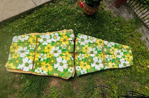 Vintage Homecrest Lounge Chair Cushion-AS IS- For pattern