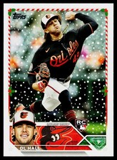 DL Hall 2023 Topps Holiday #H147 RC Baltimore Orioles