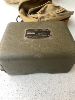 Original WWII US ARMY M 209 B signal Corps Converter with Original Case
