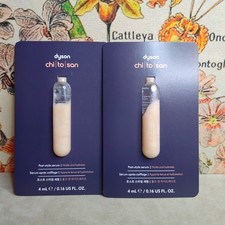 x2 Dyson Chitosan Post Style Serum Sample Size 0.16oz each Travel Foil Styling